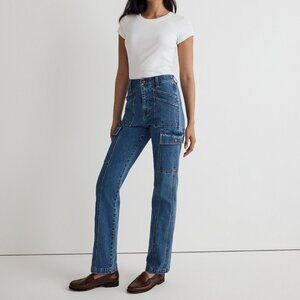 Madewell - The '90s Straight Utility Jean in Densmore Wash - Sz 29